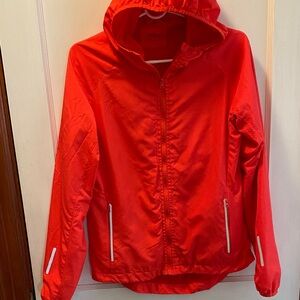 Women's Red Hooded Jacket